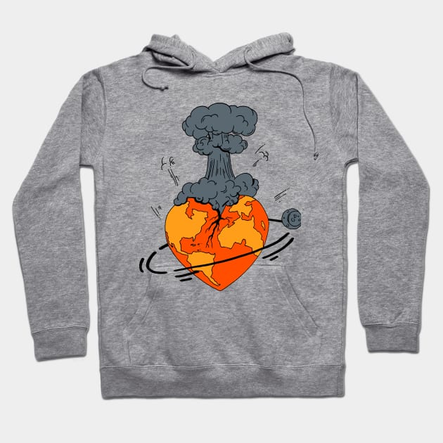 Orangrey Atomic Heart Hoodie by kenallouis